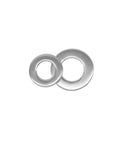 Flat Washer Kit 180Pc Stainless Steel Washers Assortment For Screws And Bolts M2.5 M3 M4 M5 M6 M8 M10 Perfect For Auto Repair Home DIY Projects And Shop Fixes Durable And Rust Resistant Gasket Shim Set, two stainless steel washers