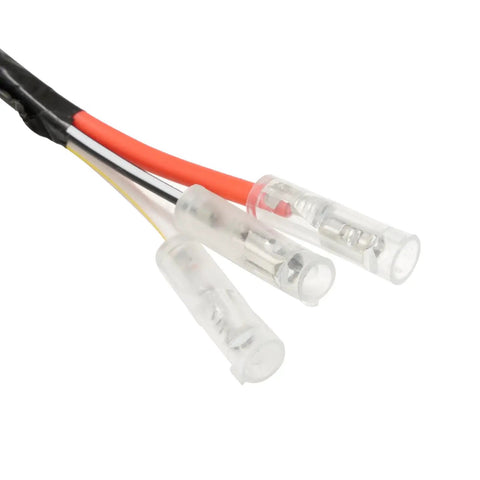 Close-up of Replacement Suzuki Outboard Engine Controller Box Wiring Harness 16 Pin 20 Ft Marine Grade, showing connectors.