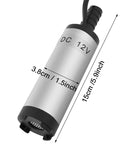 Heavy Duty 12V Submersible Water Pump Delivers Smooth 200 GPH Flow And Kickin 8500 RPM Power for precise dimensions.