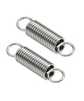 Two Ten Pack Premium 304 Stainless Steel Closed Loop Hook Extension Springs showing 35mm length and 0.3mm wire diameter.