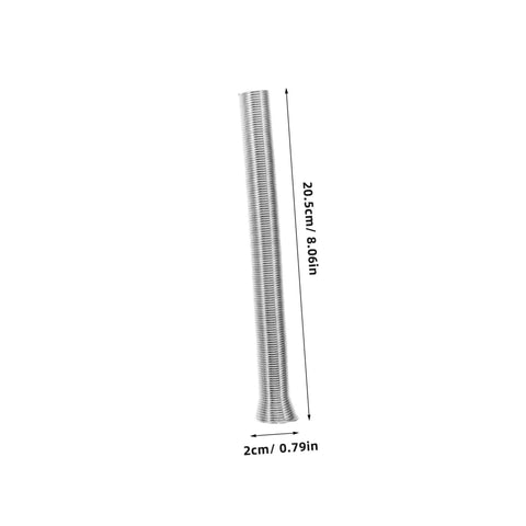 Houdereco Heavy Duty Multi Purpose Tubing Bender Set Includes Seven Versatile Spring Bending Tools For Thin Walled Pipes Plumbing And Electrical Work Durable No Deformation Exhaust And Brake Line Kit, stainless steel spring tube, 20.5cm length, 2cm diameter.