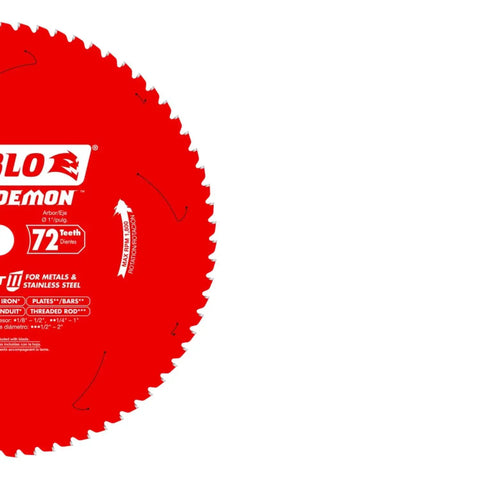 Beast Metal Cutting Cermet II Saw Blade For Medium Metal With Triple Chip Action 14 Inch Diameter 72 Teeth 1800 Max RPM Delivers 25X Longer Life And Up To 50X Cooler Faster Cuts For Tough Metal Projects