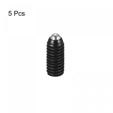 Top Notch Ball Point Set Screws 5 Pcs M4 X 10Mm High Carbon Steel Hex Socket Grub Screw with spring loaded plunger