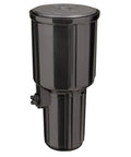 Top Shelf Pulse Pop Up Impact Sprinkler Head Replacement For Nailing Yard Irrigation Projects With Heavy Duty Build, black plastic design.