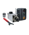 Air Cooled CNC Spindle Motor With Ceramic Ball Bearings 6 kW 220V 380V 400 to 800 Hz High Speed Milling Spindle set and parts