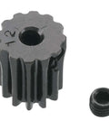 Hard Blackened Steel Mini Pinion Gear 2mm.5 Mod 12T RRP1812 For Losi 1:18 RC Cars And Diffs with set screw