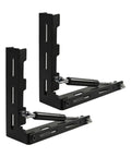 Foldable L Shaped Car Awning Mounting Brackets Set 2 Pieces Steel Universal Roof Brackets for Quick Setup