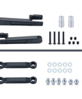 Alloy Rear Sway Bar Set For 1 Tenth RBX10 Ryft 4WD Brushless Rock Bouncer RTR Matte Black Replaces Stock Sway Bar