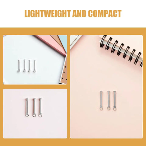 10 Sets Stainless Steel Folding Fan Rivets And Nuts Repair Kit For Paper Decorative And Dance Fans DIY Friendly Pro Grade Durable Fasteners For Quick Fixes And Smooth Operation And Long Lasting Performance, lightweight compact rivets