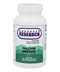 Calcium Orotate Capsules Dietary Supplement For Bone Health Made In The USA 100 Count For Everyday Support, bottle front view.