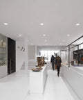 Interior with Ultra Slim 4 Inch Recessed LED Downlights With Adjustable Eyeball Gimbal And Junction Box 9W 750 Lumens