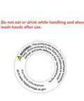 Warning label for Solder Wire 63/37 Tin Lead With Flux Rosin Core For Electrical Soldering 1.0mm 0.039 Inch Thick 450g 1 Lb