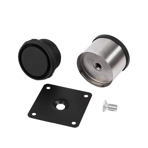 Components of Stainless Steel Sofa And Cabinet Legs, Adjustable Height 4 Piece Set, Beefy Heavy Duty 300kg Load Capacity