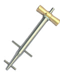 Heavy Duty Stainless Steel Wire Clamp Tool With Aluminum Bronze T Bar Nut Lanyard Extension Built Tough Five And A Quarter Inch