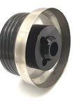 Black and silver Five And Six Hole Billet Steering Wheel Hub Adapter Kit Bolt On For Aftermarket Columns
