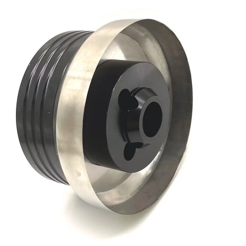 Black and silver Five And Six Hole Billet Steering Wheel Hub Adapter Kit Bolt On For Aftermarket Columns