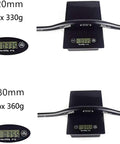 Beefy Ultralight 31.8mm Aluminum Alloy Mountain Bike Handlebar Riser Bar Matte Black Finish 720mm and 780mm on scale