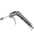 120cc Grease Gun Portable Lubrication Tool Chrome Plated Metal For Industrial Equipment Super Handy Squeeze Action Durable Chrome Grease Filler