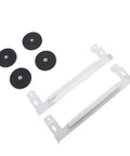 Space Saving Metal Mounting Bracket for RV Boat and Aircraft White Magnetic Satellite Car Mount Kit Includes Four Suction Cups