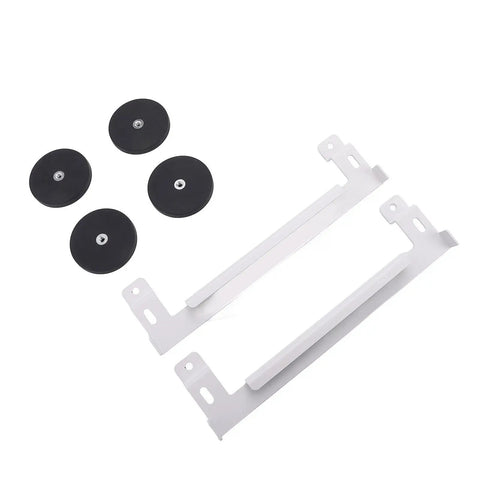 Space Saving Metal Mounting Bracket for RV Boat and Aircraft White Magnetic Satellite Car Mount Kit Includes Four Suction Cups