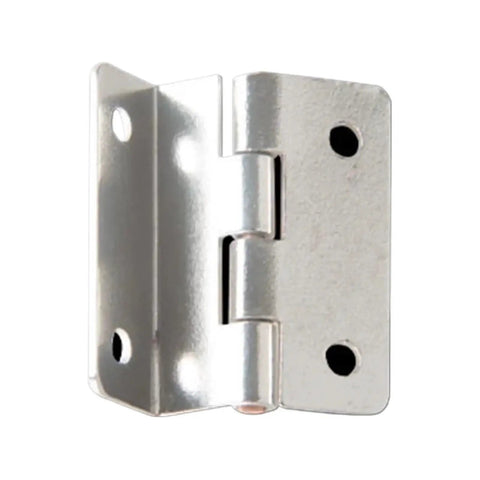 Three Way Folding Concealed Door Hinges Set Dope Heavy Duty 10 Pack For Cabinets, Windows And Furniture, close-up of metal hinge
