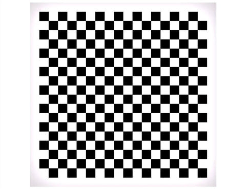 Checkerboard Lens Focus Calibration Board With 18x18 Blocks And 100mm Square Aluminum Oxide Glass Base, Optical Calibrator
