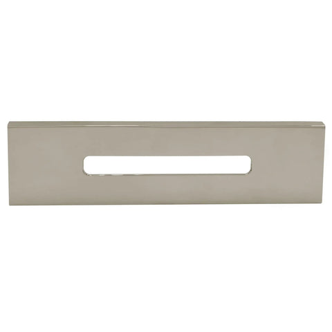 Polished Nickel Tip Toe Bathtub Drain Plug Kit With Linear Overflow Plate And Fittings 5 Pack Coarse Thread Plumbing Bundle linear overflow plate view