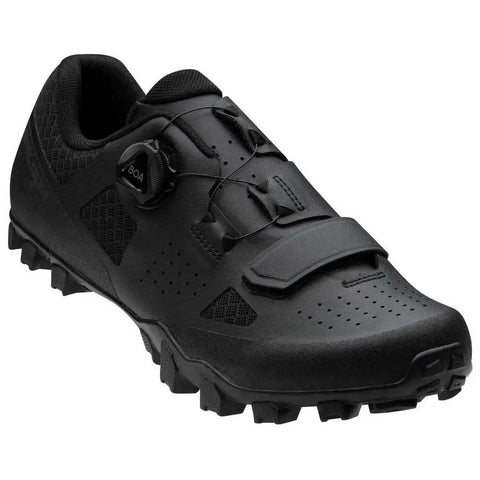 X Alp Mesa Mountain Bike Shoe For Men Black Size 45 with Boa Fit System and grippy sole, featuring durable toe cap