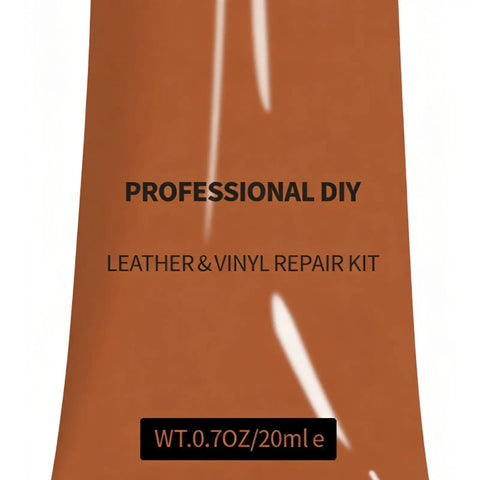 Bottle of Seamless Leather Scratch Repair Balm For Restoring Faded Cracks And Scuffs Glossy Finish Multi Function Recoloring Conditioner