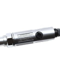 Close-up of a chrome-plated aluminum construction 3 Inch Pneumatic Cut Off Tool for Metal Cutting and More Heavy Duty Air Cutter.