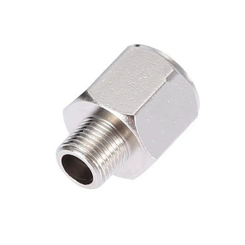 Professional 5.9 Ft EVA Airbrush Hose Kit, 1/8 Inch Female Fittings, 1/8 to 1/4 Inch Adapter, Compatible With Most Air Compressors, silver adapter