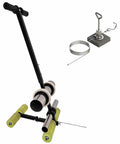 Manual Floor Tape Applicator For Quick Masking And Painting, Two Parallel Line Floor Marking Tool For Walls Floors Gyms Warehouses And Packing Jobs, Keeps You Standing And Working Fast. with handle and wheels