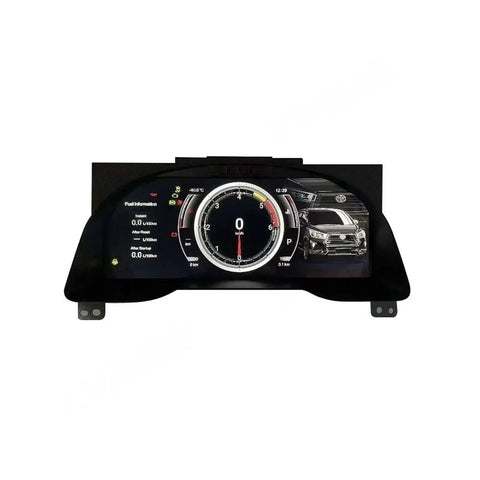 Toyota Innova 2016 To 2022 12.3 Inch LCD Dashboard Instrument Panel Digital Cluster Smart Gauges Module Upgrade For Super Smooth Readouts And Enhanced Onboard Experience front view