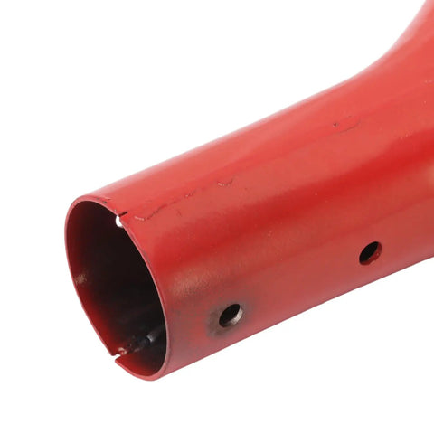 Y Shaped Shovel Handle Replacement with Plastic and Wooden Grips for Garden Digging and Raking Snow Removal Easy to Install Lightweight Red
