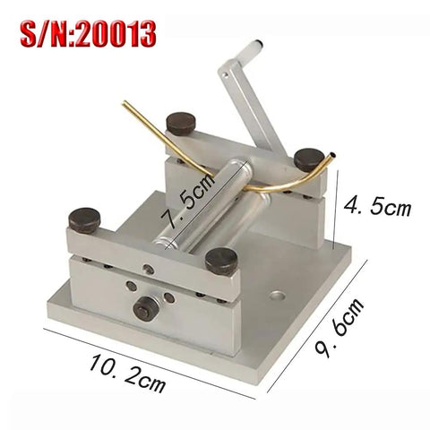 Knockout Manual Plate Rolling Machine Featuring Mini Metal Sheet And Tube Roller For Smooth Wood Plastic Bending With Zero Sweat Heavy Duty Workshop Curve Tools