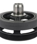 Front view of Harmonic Balancer Crankshaft Belt Drive Pulley 53020689AB for Dodge Dakota Durango V6 V8 1999-2011 engines.