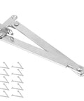 Cupboard Lift Up Strut Kit 10 Pieces Heavy Duty Metal Support Hinges for Kitchen Cabinets with Beefy Iron Build