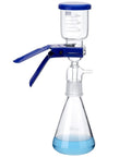Pro Grade Lab Vacuum Filtration Distillation Apparatus Kit With 500 Milliliters Glass Vacuum Flask and 300 Milliliters Funnel