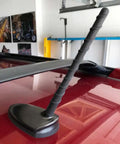 7 Inch Replacement Radio Antenna Mast For Nissan Pathfinder Rogue Murano Cube Juke Versa Kicks Leaf 370Z 350Z NV200 Cars Durable Antenna Compatible With 2003-2023 Models installed on red car roof