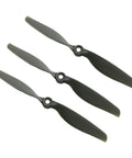 7x4 Slow-Fly Drone Propellers, 7 Inch Replacement Prop Set For Quads, 3 Pack, durable plastic