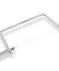 Six Inch Stainless Steel Cheese Slicer Handheld Wire Cutter with precision wire for smooth marble block slicing