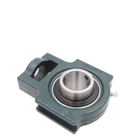 Heavy Duty Mounted Insert Ball Bearing Pillow Block Uct217 85mm Bore Deep Groove Radial Unit Built Tough For Industrial Machinery Garage Shops Quality Parts Made To Last Forever Under Heavy Stress Conditions Top Notch Performance Always, cast iron housing