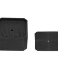 No Slip Furniture Leg Pads Set for Chairs and Tables, heavy duty rubber feet guards for square legs up to 2 inches