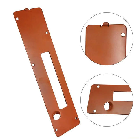 Replacement Dado Throat Plate Insert For R4513 10 Inch Table Saw Models With Precise Fit And Durable Construction Great For Carpentry And Woodworking Projects Plug And Play Ready To Install, showing top and edge details.