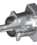 Precision Planetary Gearbox Motor Reducer with Killer Speed Ratios, showcasing compact design for industrial settings.