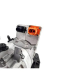 Premium Electric AC Compressor For Audi Q4 Etron Sportback EV Air Conditioning Pump showing power connectors and installation detail.