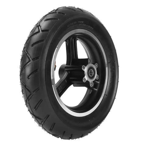 10x2.50 Tire And Hub Front Wheel Set For Scooters With 45 Degree Inner Tube 6 Inch Rim Pneumatic Tire For Self Balancing Ride Ready Mobility Electric Scooters Compatible With 36V 48V Motors And 400W 500W 800W