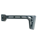 Fixed Mini Stock Bracket For Gel Blaster Crafted From High Grade Nylon Rugged Yet Light Secures With Two M5 Screws On A Picatinny Rail