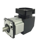 Top Notch Precision Planetary Gear Reducer Stepper Motor With 42 57 And 130 Millimeter Gearboxes built for heavy duty automation, showcasing silver and black housing.