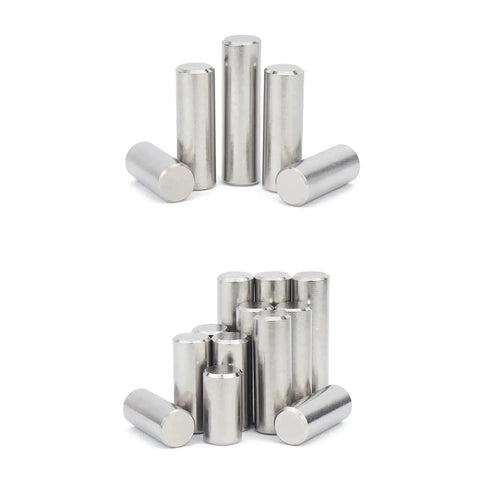 Stainless Steel Dowel Marker Pins Set 200 Pieces M3 304 Locating Assortment Kit showcasing cylindrical pins arrangement.